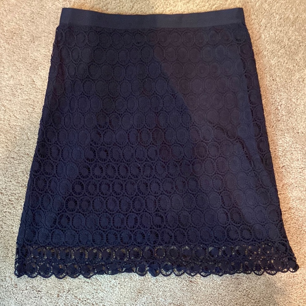 Lace overlay skirt